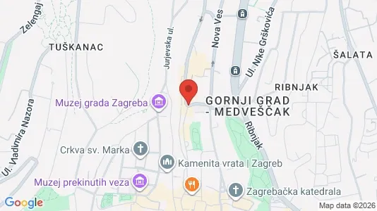 Apartments for rent i Sljeme (Medvednica-Tomislavac) - kort over placeringen