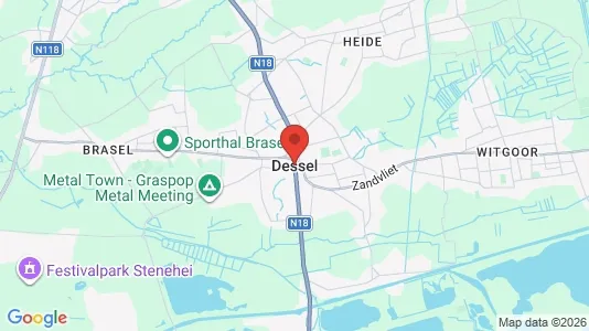 Houses for rent i Dessel - kort over placeringen