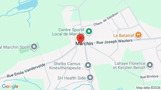 Apartments for rent i Marchin - kort over placeringen