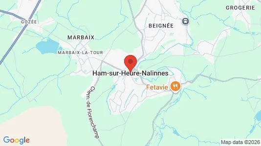 Apartments for rent i Ham-sur-Heure-Nalinnes - kort over placeringen