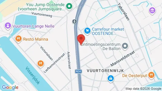 Apartments for rent in Oostende - Photo from Google Street View