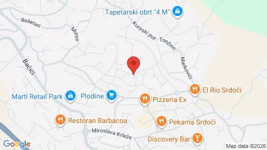 Apartments for rent i Rijeka - kort over placeringen