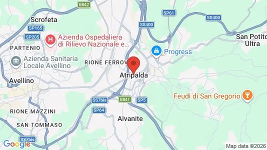 Apartments for rent i Atripalda - kort over placeringen