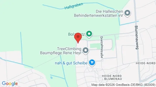 Apartments for rent i Halle (Saale) - kort over placeringen