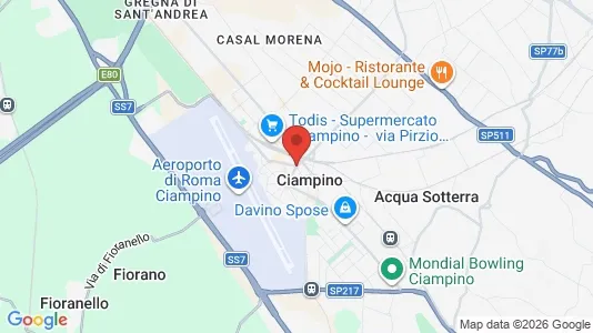 Apartments for rent i Ciampino - kort over placeringen