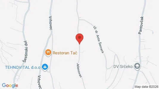 Apartments for rent i Sljeme (Medvednica-Tomislavac) - kort over placeringen