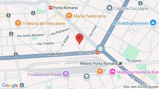 Apartments for rent i Milano Zona 4 - Vittoria, Forlanini - kort over placeringen