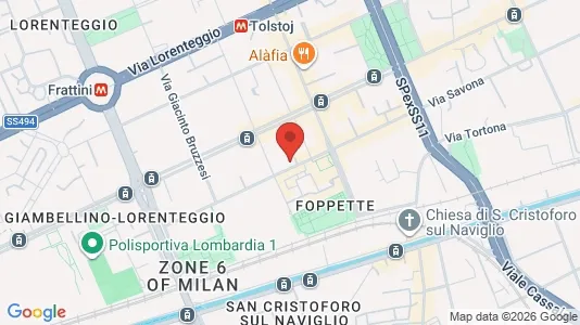 Apartments for rent i Milano Zona 6 - Barona, Lorenteggio - kort over placeringen