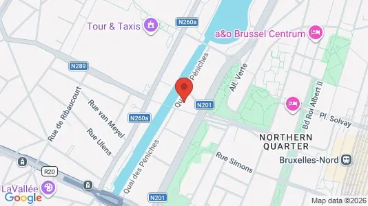 Apartments for rent i Stad Brussel - kort over placeringen