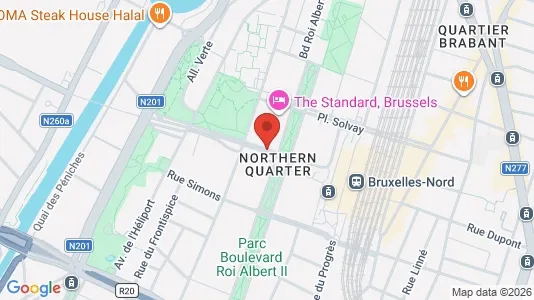 Apartments for rent i Stad Brussel - kort over placeringen