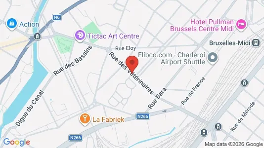Apartments for rent i Brussels Anderlecht - kort over placeringen