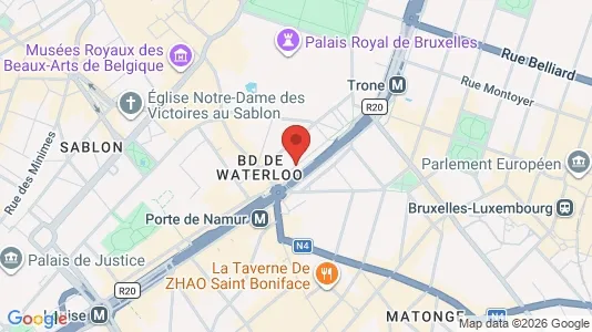 Apartments for rent i Stad Brussel - kort over placeringen