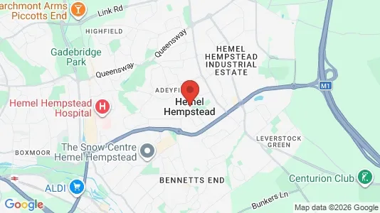 Rooms for rent i Hemel Hempstead - Hertfordshire - kort over placeringen