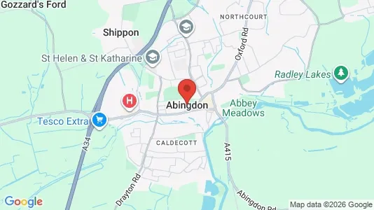 Apartments for rent i Abingdon - Oxfordshire - kort over placeringen