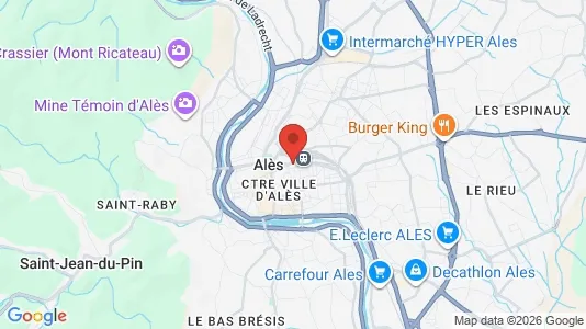 Apartments for rent in Alès - Photo from Google Street View