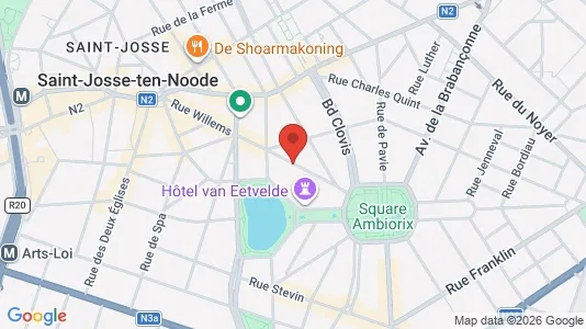 Apartments for rent i Stad Brussel - kort over placeringen