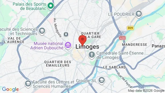 Apartments for rent in Limoges - Photo from Google Street View