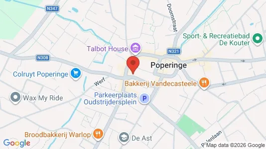 Apartments for rent in Poperinge - Photo from Google Street View