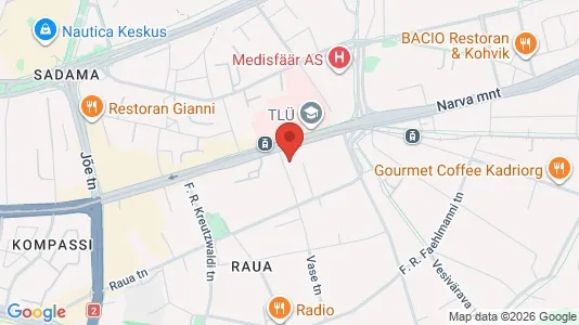 Apartments for rent i Tallinn Kesklinna - kort over placeringen