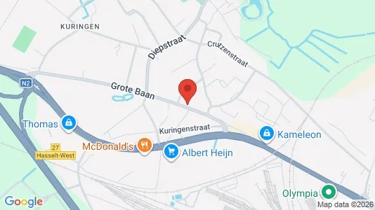 Apartments for rent i Hasselt - kort over placeringen