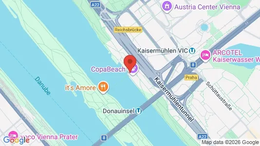 Apartments for rent i Vienna Donaustadt - kort over placeringen