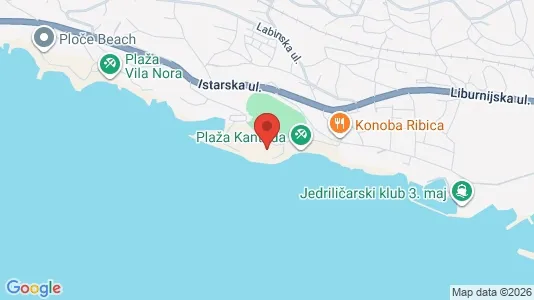 Apartments for rent i Rijeka - kort over placeringen
