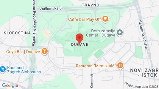 Apartments for rent i Sljeme (Medvednica-Tomislavac) - kort over placeringen