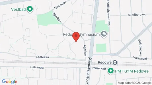 Apartments for rent i Rødovre - kort over placeringen