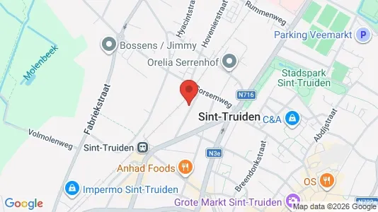 Apartments for rent i Sint-Truiden - kort over placeringen