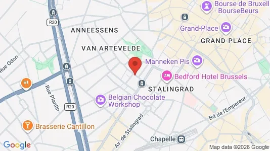 Apartments for rent i Stad Brussel - kort over placeringen