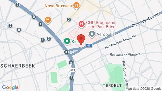 Apartments for rent i Brussels Schaarbeek - kort over placeringen