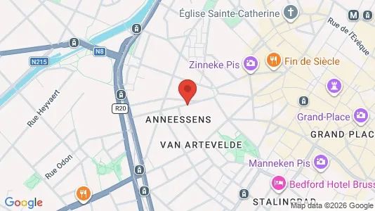 Apartments for rent i Stad Brussel - kort over placeringen