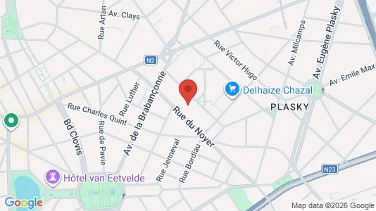 Apartments for rent i Brussels Schaarbeek - kort over placeringen