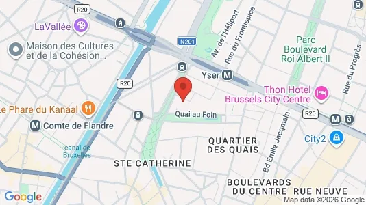 Apartments for rent i Stad Brussel - kort over placeringen