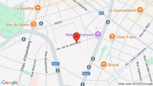 Apartments for rent i Brussels Vorst - kort over placeringen