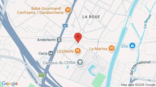 Apartments for rent i Brussels Anderlecht - kort over placeringen