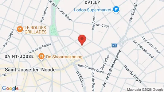 Apartments for rent i Brussels Schaarbeek - kort over placeringen