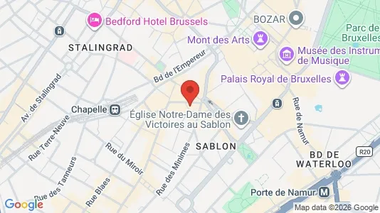 Apartments for rent i Stad Brussel - kort over placeringen