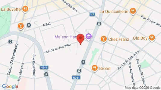 Apartments for rent i Brussels Vorst - kort over placeringen