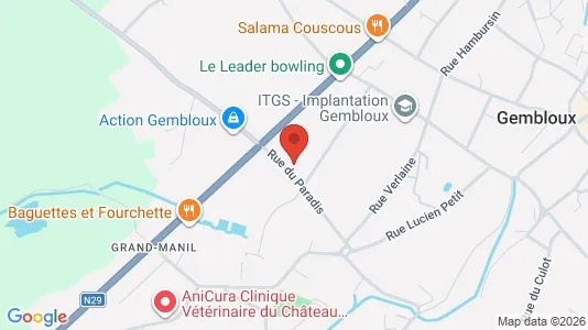 Apartments for rent in Gembloux - Photo from Google Street View