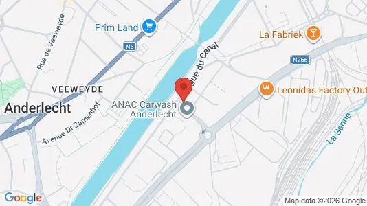 Apartments for rent i Brussels Anderlecht - kort over placeringen