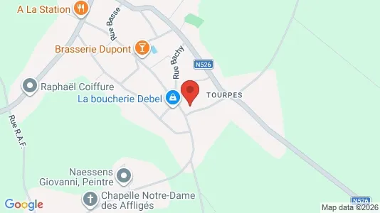Apartments for rent i Leuze-en-Hainaut - kort over placeringen