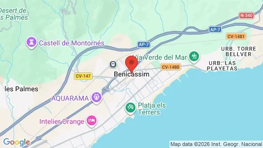 Houses for rent i Benicasim/Benicàssim - kort over placeringen