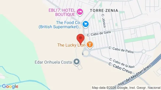 Apartments for rent i Orihuela - kort over placeringen