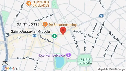 Apartments for rent i Stad Brussel - kort over placeringen