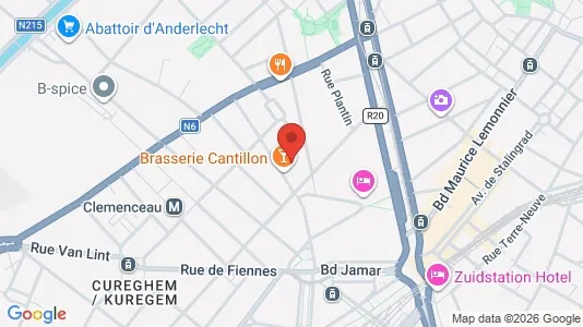 Apartments for rent i Brussels Anderlecht - kort over placeringen