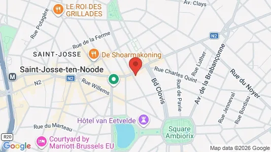 Apartments for rent i Stad Brussel - kort over placeringen