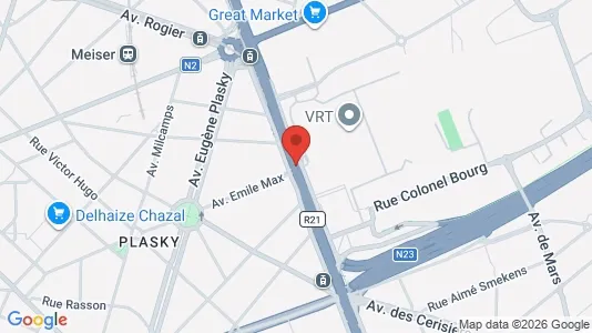 Apartments for rent i Brussels Schaarbeek - kort over placeringen