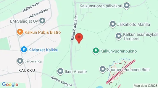 Apartments for rent i Tampere Lounainen - kort over placeringen