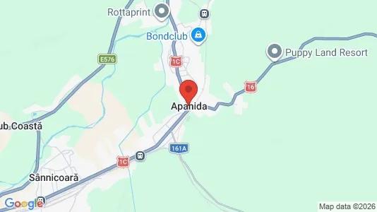 Apartments for rent i Apahida - kort over placeringen